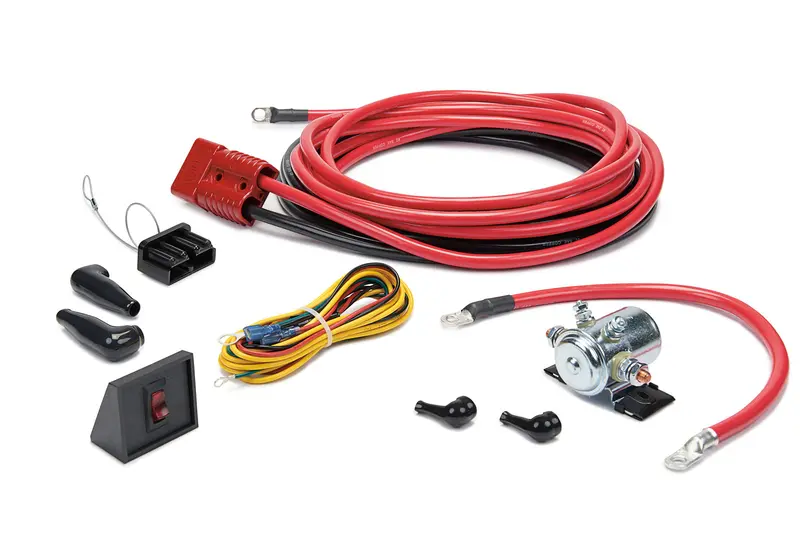 WARN Stromkabel 8m, mit 175A Stecker und Abdeckung, incl. Trennrelais
