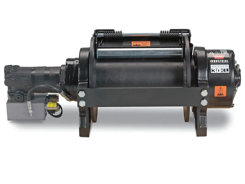 WARN Winde Serie 30 Hydraulik, 13,6 to. -lange Trommel, m. Luftfeilauf, 2-Gang