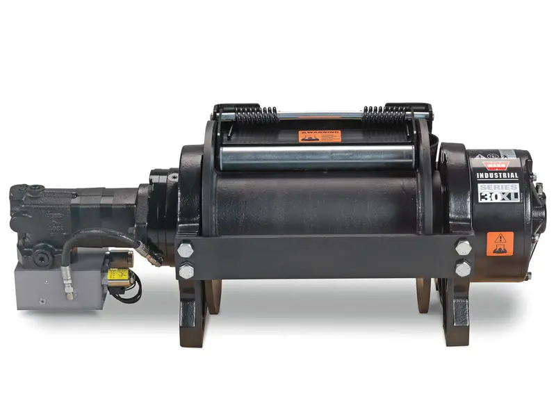 WARN Winde Serie 30, Hydraulik, 13,6 to. -lange Trommel-, mit Luftfreilauf