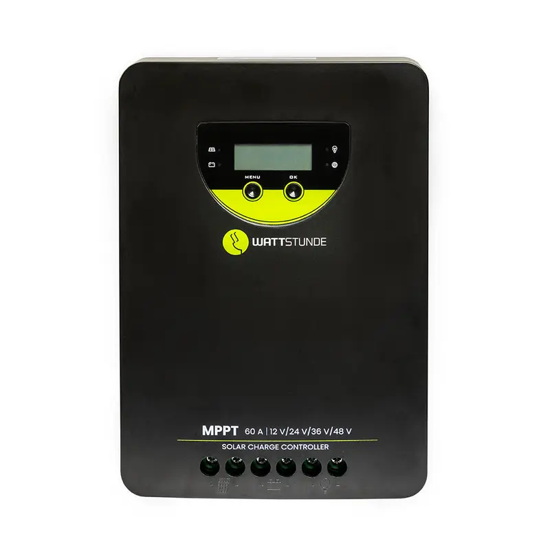 WATTSTUNDE® 60 A 140 V MPPT Solar Laderegler WLR-BT 60.140 MPPT 12 / 24 / 36 / 48 V