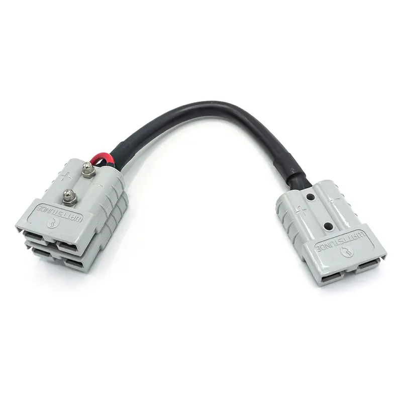 WATTSTUNDE® Adapterkabel (2x)4 mm² A50/2x A50 (Seriell) 20 cm schwarz