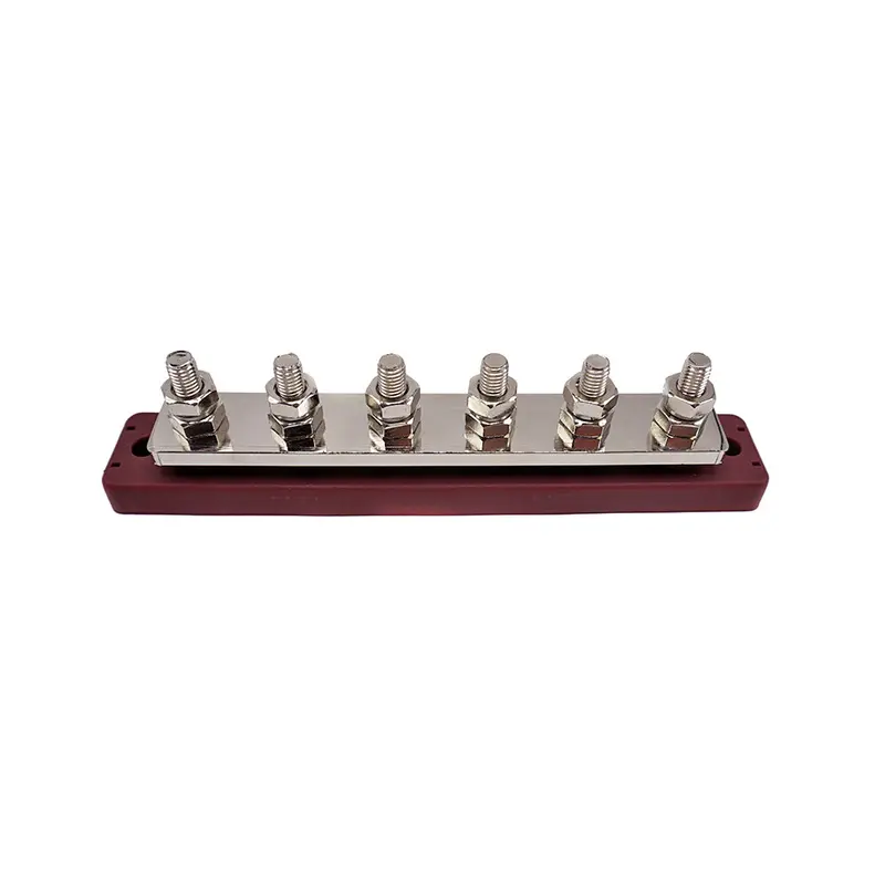 WATTSTUNDE® Busbar 6xM8 300 A / 70 V rot
