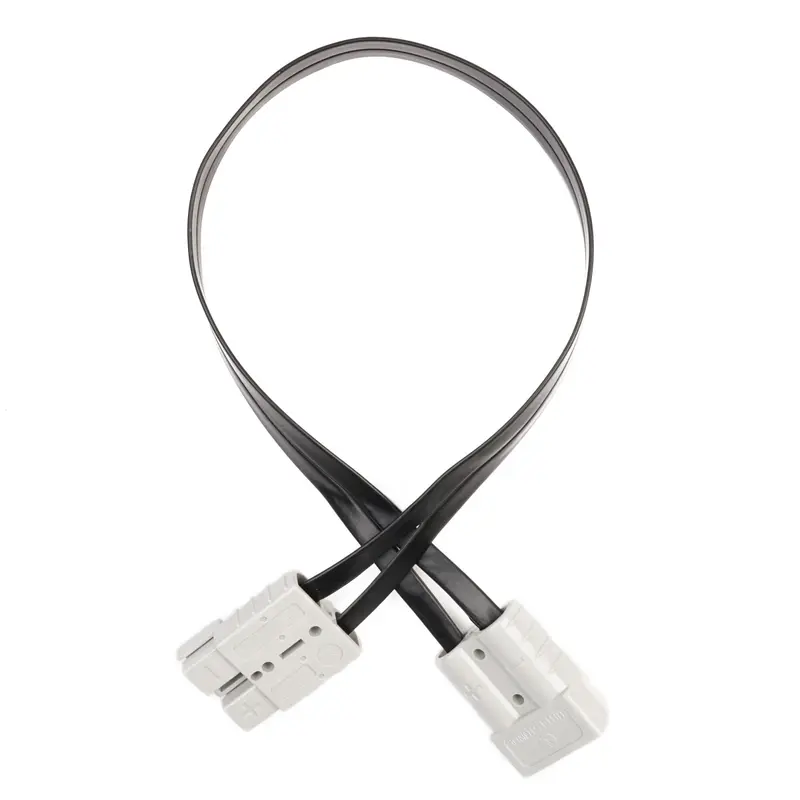WATTSTUNDE® Flachbandkabel A50/A50 50 cm schwarz