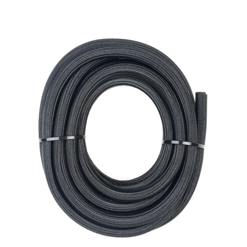 WATTSTUNDE® Geflechtschlauch offen 13 mm 5 m schwarz