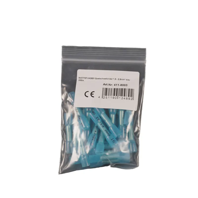 WATTSTUNDE® Quetschverbinder 1,5 - 2,5 mm² blau 25 Stk.