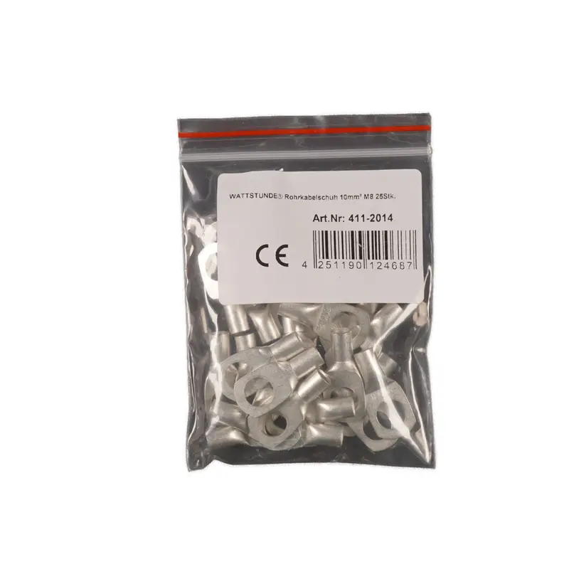 WATTSTUNDE® Rohrkabelschuh 10 mm² M8 25 Stk.