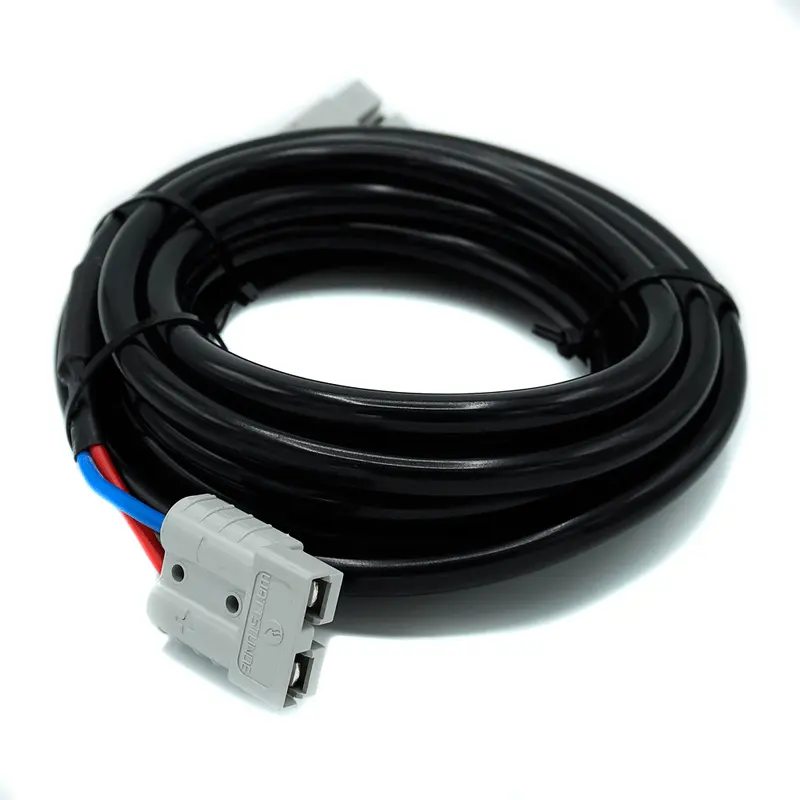 WATTSTUNDE® Verlängerungskabel (2x) 6 mm² A50/A50 10 m schwarz