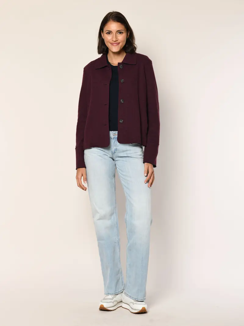 Wollstrick Kastenjacke