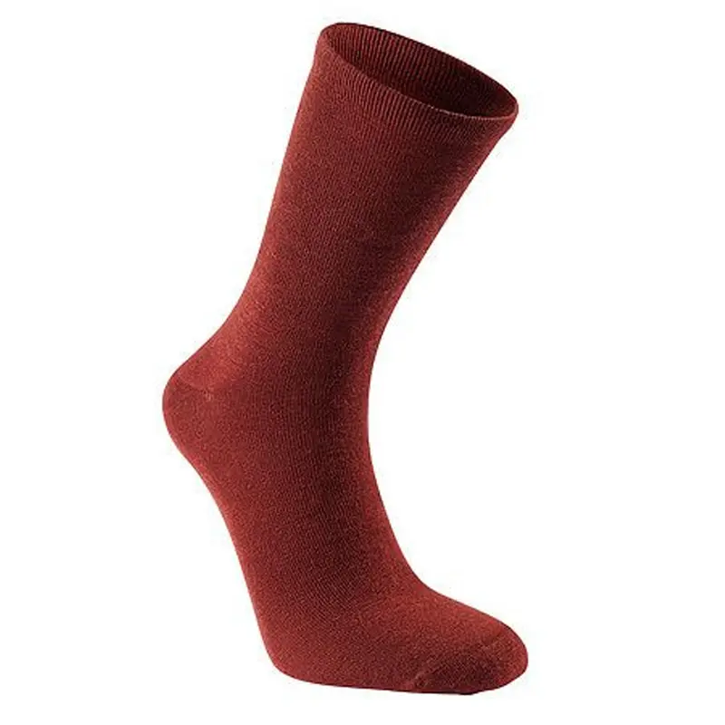 Woolpower Socks Liner Classic Wandersocken rust red