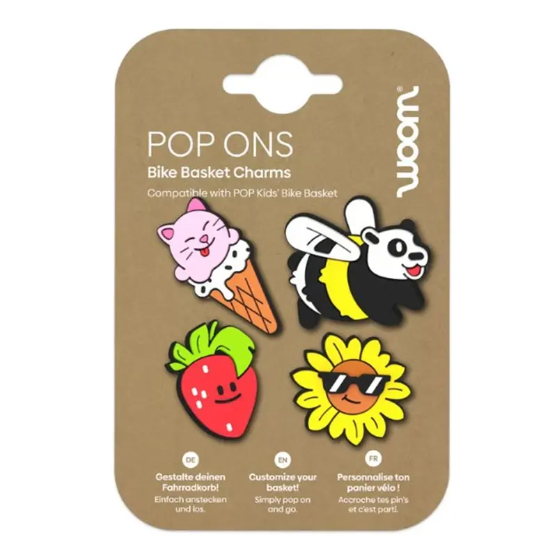 Woom Pop ONs Fahrradkorb-Anstecker - summer vibe
