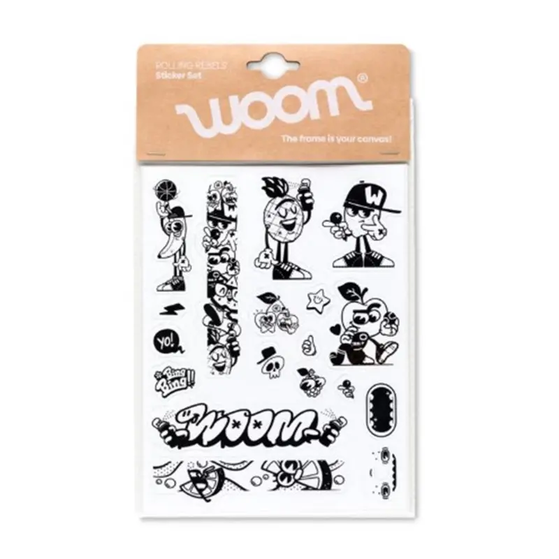 Woom Rolling Rebels Sticker-Set