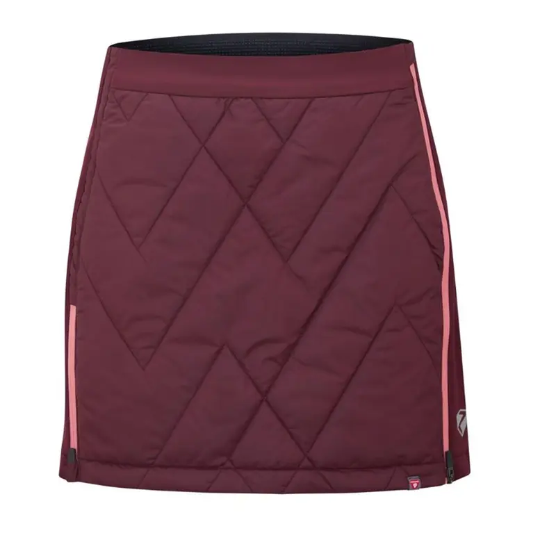 Ziener Nima Lady skirt active velvet red Damen Rock